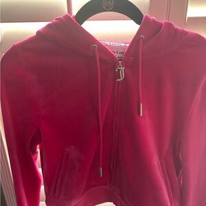 Juicy Couture Fuchsia Velour Jacket